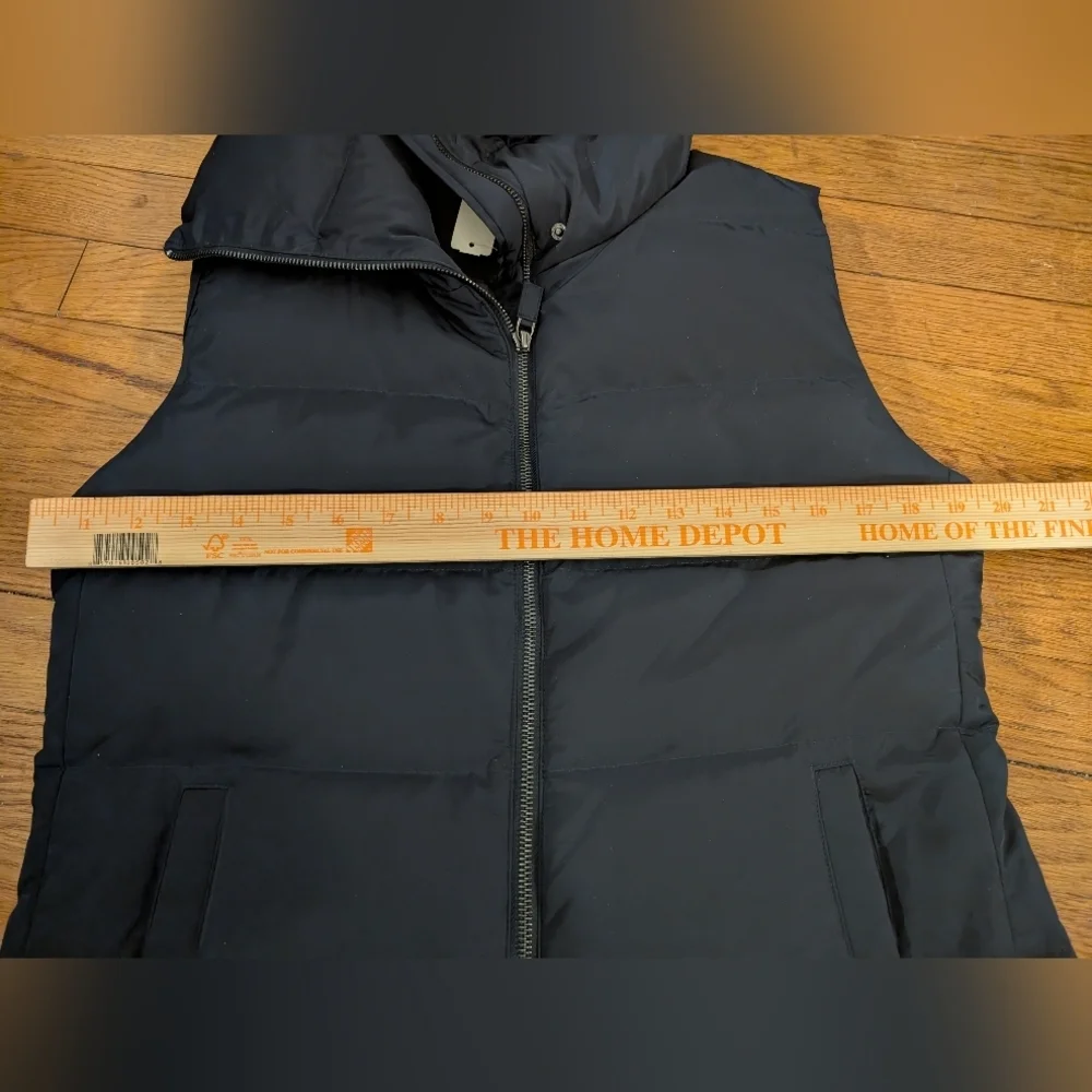 Talbots Navy Duck Down Puffer Vest, Women's Small, NWT